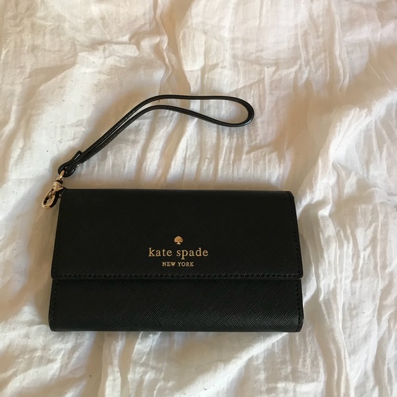 kate spade Handbags - KATE SPADE Black Folding Wristlet